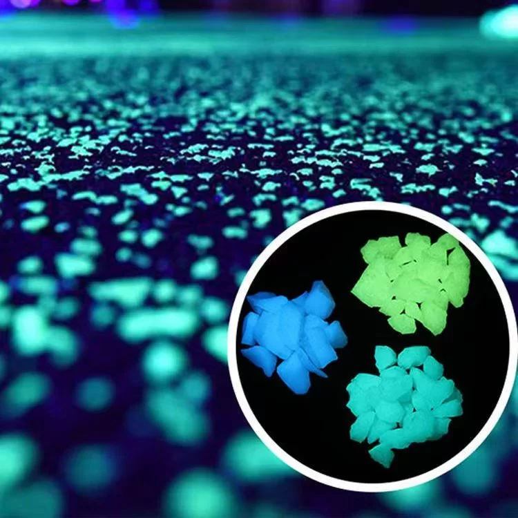 พื้นปูหินเรืองแสงสีประดิษฐ์