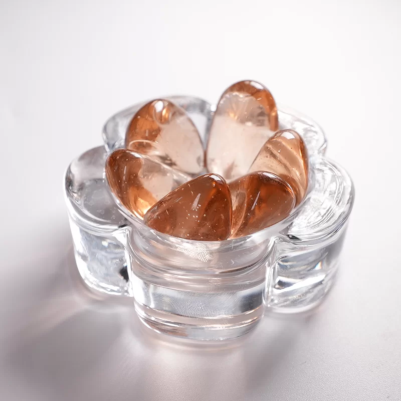 ลูกปัดแก้วสีใช้สำหรับหินกาวและของตกแต่ง